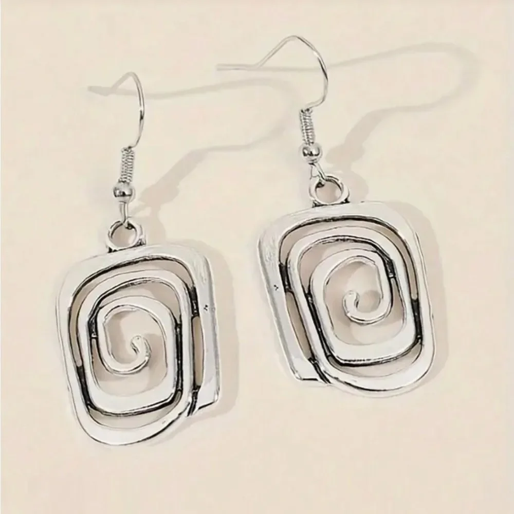 Boho Swirl Earrings #2045